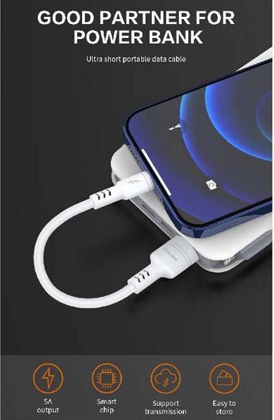 Immagine prodotto Abados Usb-Kabel Micro USB Weiss 30cm 5a Box (0.30 m)