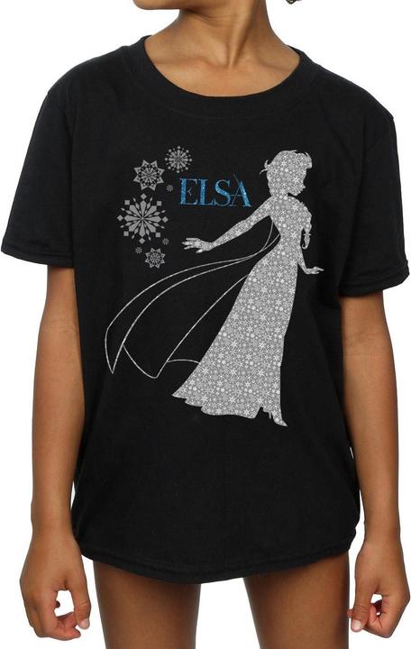 Produktbild Disney Frozen Elsa Christmas Silhouette TShirt Mädchen (140, 146)