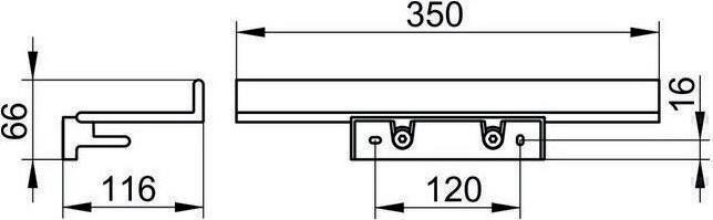 Produktbild Keuco Duschablage COLLECTION REVA mit Haken we
