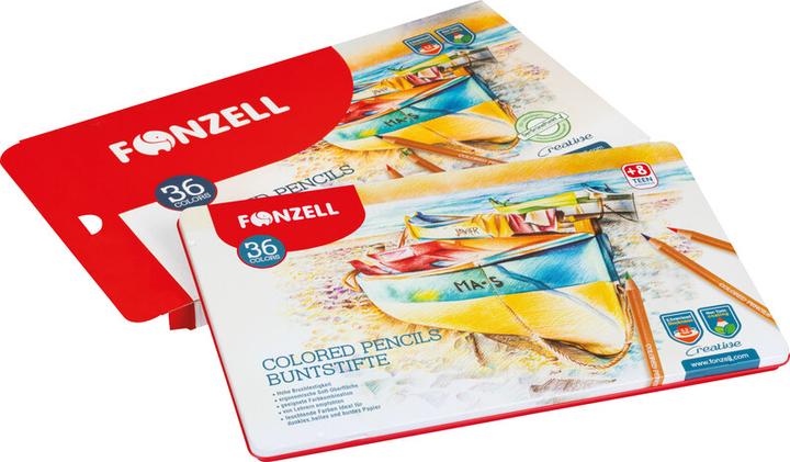 Produktbild Fonzell Farbstifte Creative in Metallschachtel (36x)