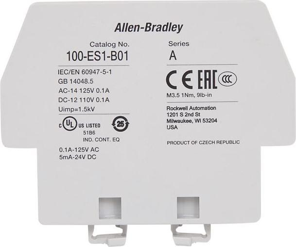 Produktbild Allen Bradley Auxiliary Contact 1 NO 1 NC