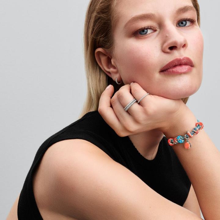 Produktbild Pandora Bunter Seestern-Mini-Charm (Emaille)