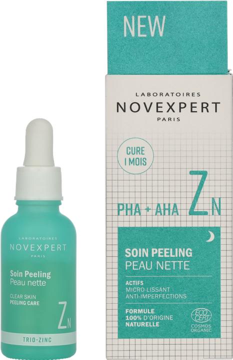 Actual product image Novexpert Trio Zinc Soin Peeling Peau Nette (Cleansing scrub, 30 ml)