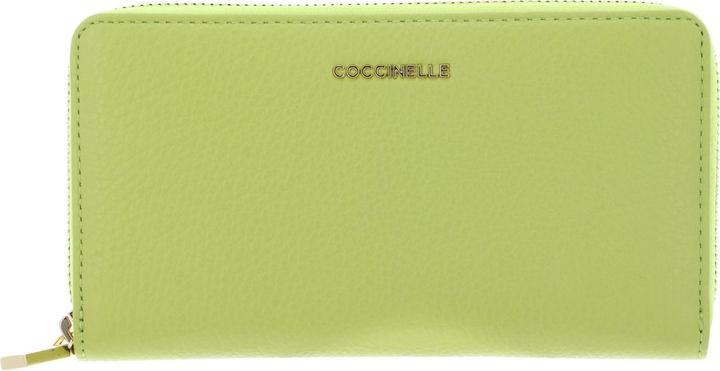 Actual product image Coccinelle Metallic Soft Wallet Grained Leather