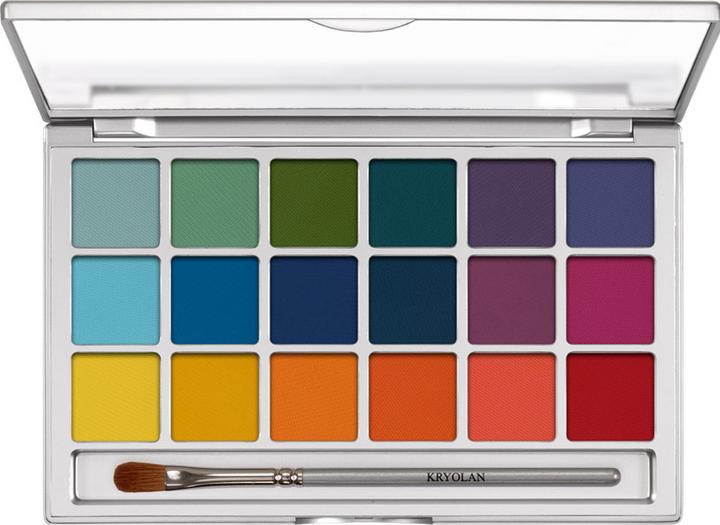 Actual product image Kryolan Eye Shadow Variety 18 Colours V2