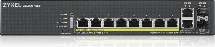 Produktbild Zyxel GS2220-10HP 8-PORT GBE L2 POE (10 Ports)