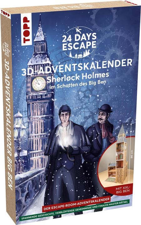 Image du produit 24 DAYS ESCAPE Calendrier de l'Avent 3D - Sherlock Holmes à l'ombre de Big Ben