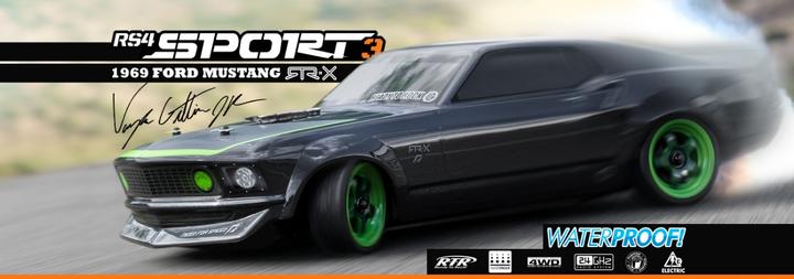 Immagine prodotto HPI RS4 Sport Ford Mustang RTR-X (RTR pronto all'uso)
