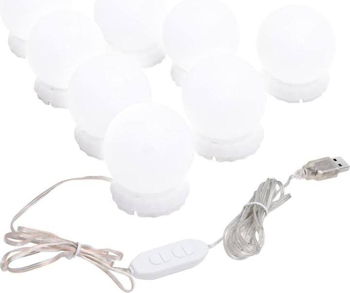 Produktbild vidaXL Wandspiegel mit LED-Leuchte (60 cm)