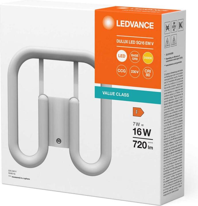 Image du produit Ledvance Lampe compacte à LED (GR8, 720 lm, 10x)