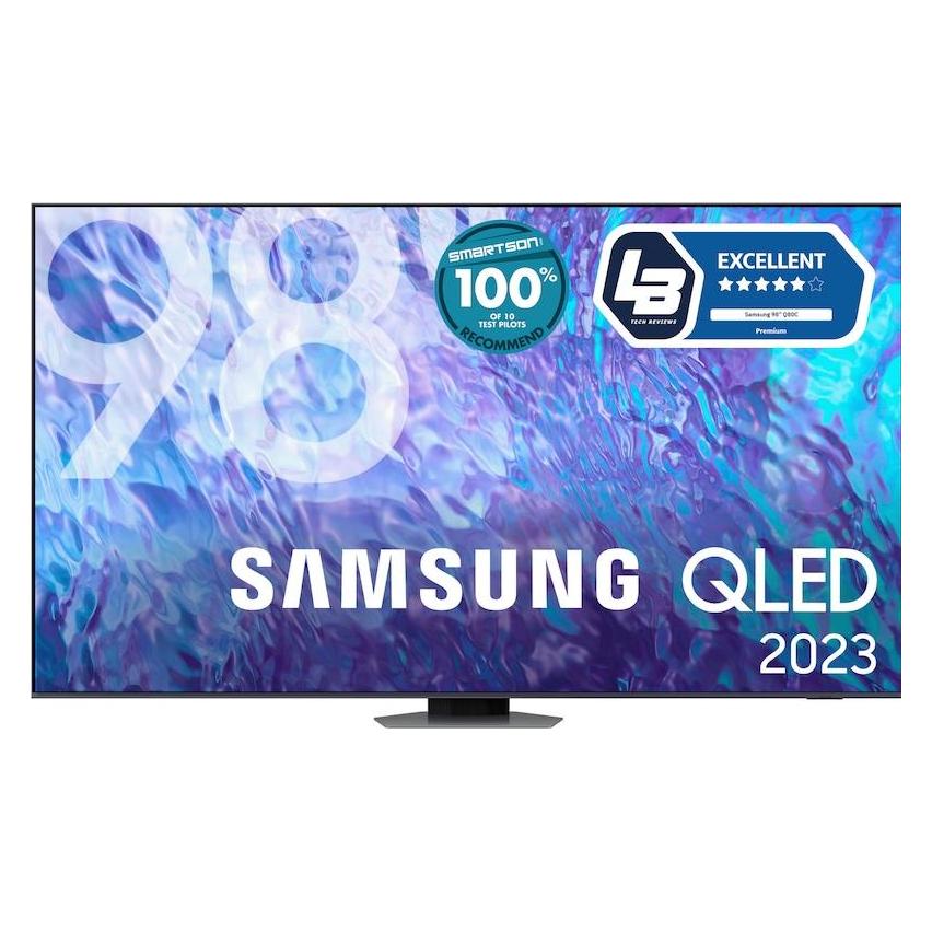 Samsung TQ98Q80CATXXC (98", QLED, 4K), TV, Silber