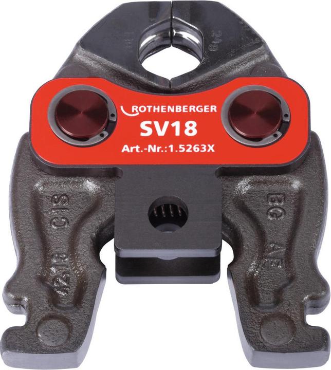 Rothenberger Presavimo galvų rinkinys Compact SV15-18-22-28mm