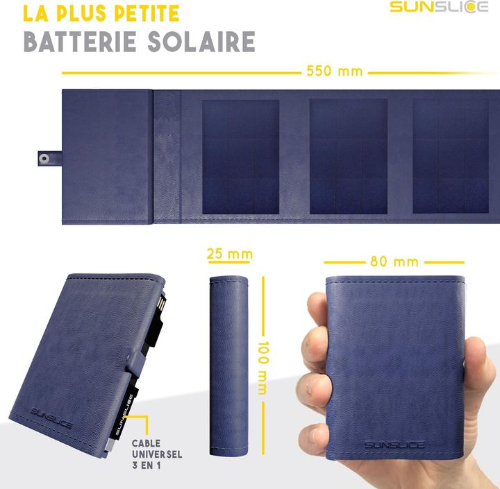 Actual product image Sunslice Portable 4W photon solar charger (4000 mAh, 4 W, 20 Wh)