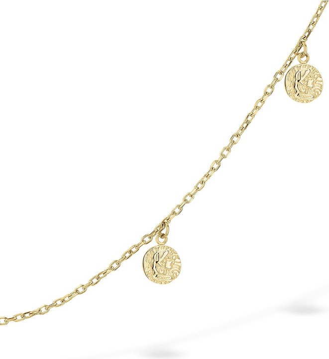 Produktbild Tamaris Original gold plated necklace with Coins pendants TJ-0448-N-45 (Edelstahl, 45 cm)