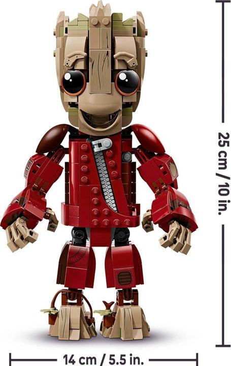 Immagine prodotto LEGO Marvel Super Heroes Groot in tenuta da Ravager (76341, LEGO Marvel)
