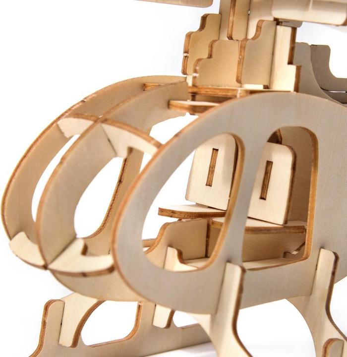 Produktbild Nice Idea Holzpuzzle Model 3D - Hubschrauber