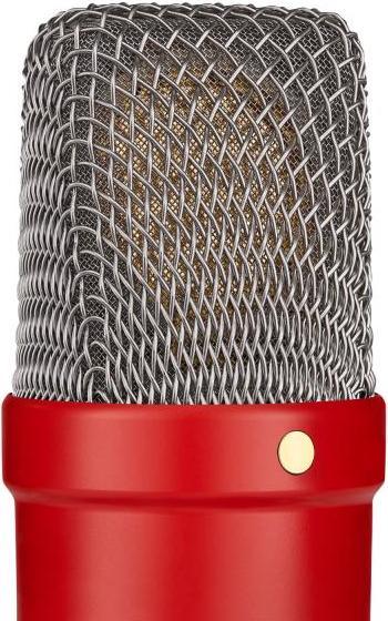 Produktbild RØDE NT1 Signature Red Studio-Mikrofon Rot mit PSA1 W PLUS Gelenkarm Weiss