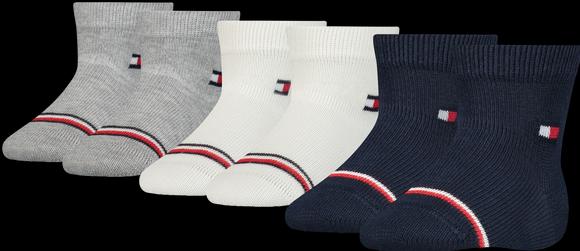 Grey, Blue, White