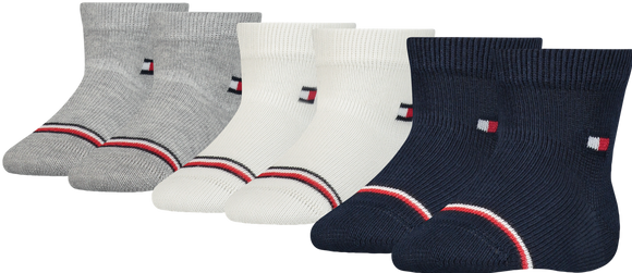 Tommy Hilfiger Th Baby Sock 6p
