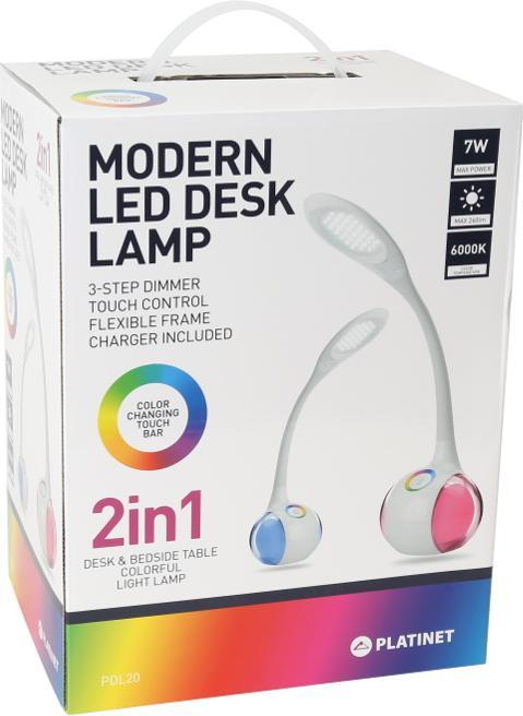 Image du produit Platinet Lampe de table blanche (43130) (260 lm)