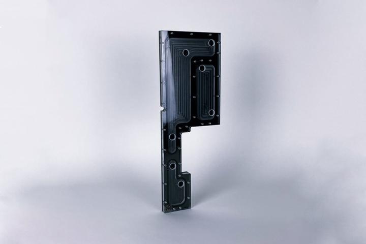 Actual product image Stealkey Customs Lian Li XL D1 Distroplate - Acrylic