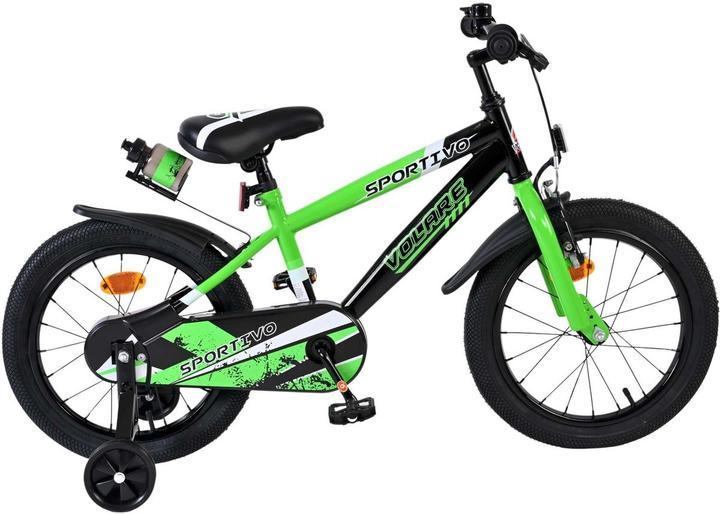 Image du produit Volare Sportivo Kinderrad - Jungen - 16 Zoll - grün schwarz (31678) (16")