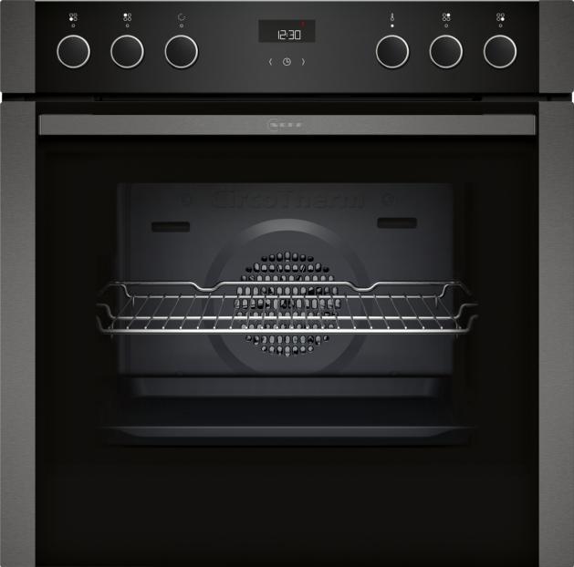 Neff N 50, Einbau-Herd, 60 x 60 cm, Graphite-Grey, E1ACE2AG3