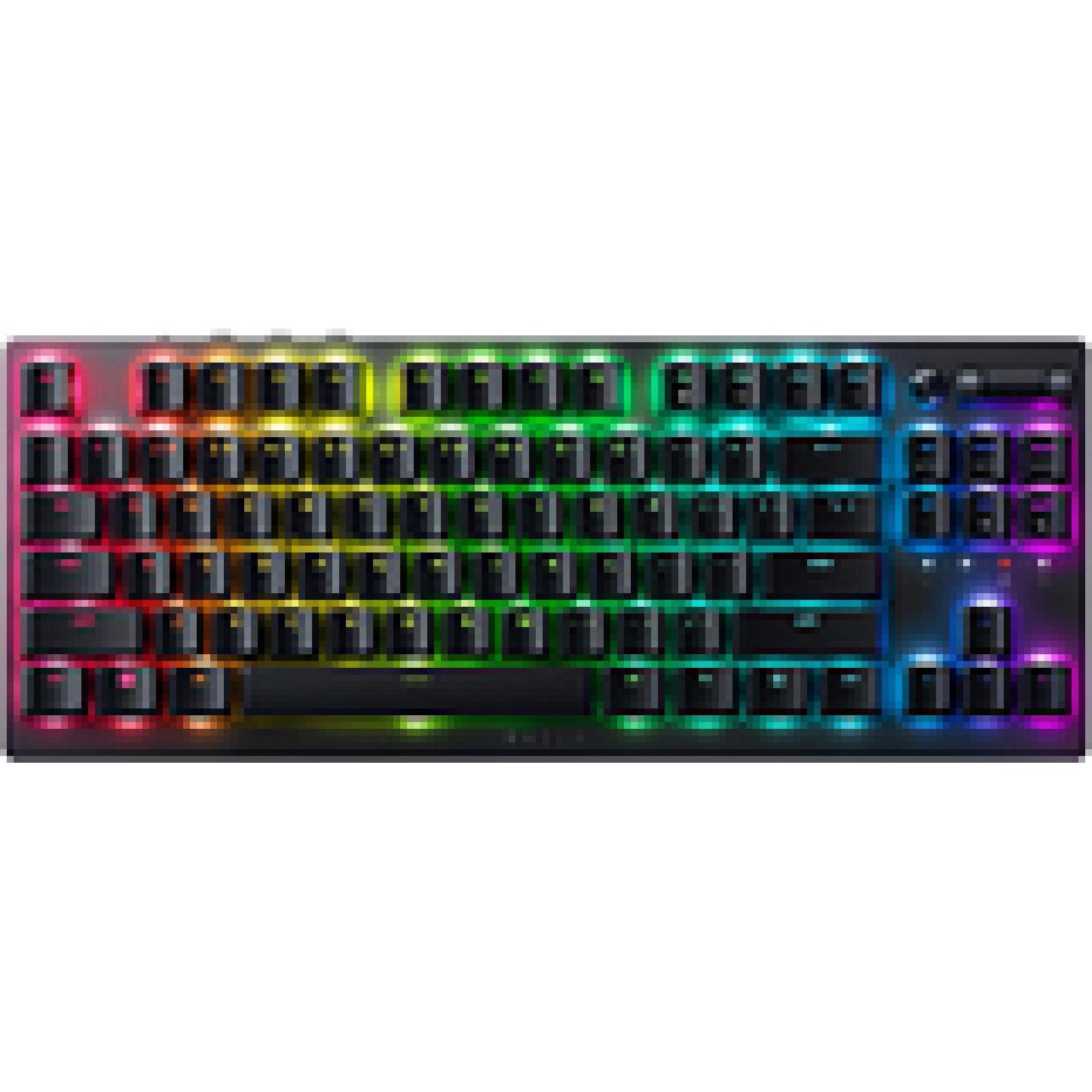 Razer DeathStalker V2 Pro (DE, Kabelgebunden, Kabellos), Tastatur, Schwarz
