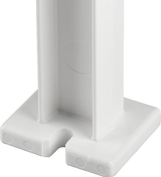 Actual product image Blome Seating bench without backrest, with 5 slats, length 1500 mm, white.