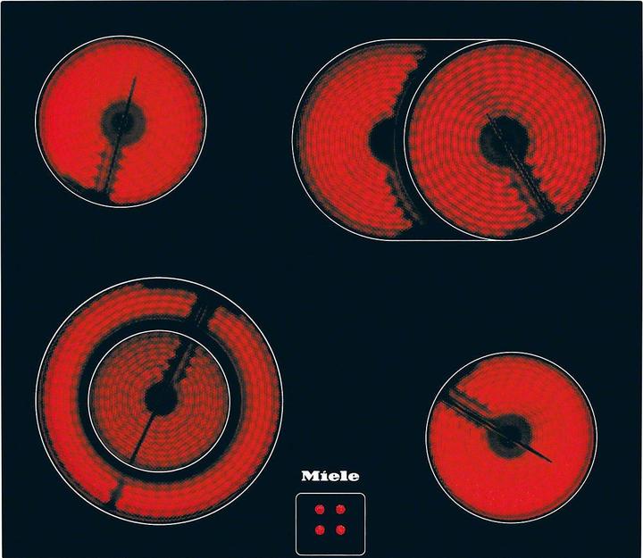 Miele KM6017 (54.80 cm, Glass ceramic hob)