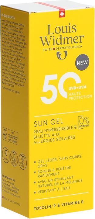 Produktbild Widmer Louis Sun Gel LSF50 ohne Parfum 100 ml (Sonnengel, SPF 50, 100 ml)