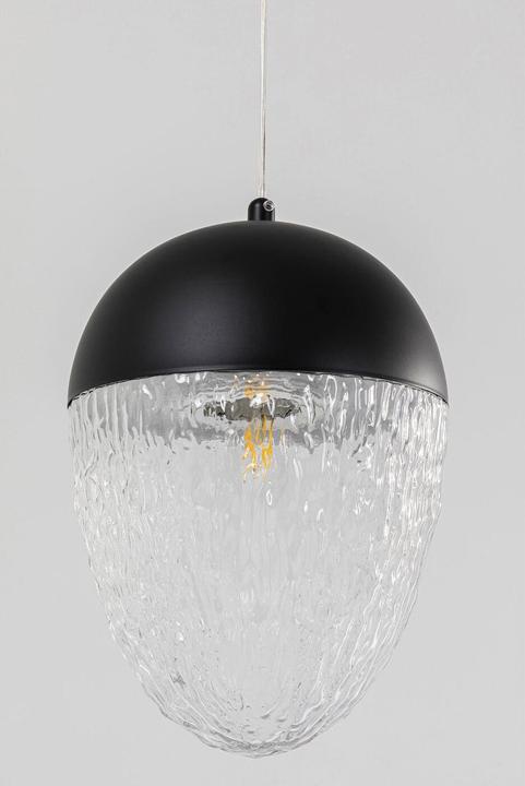 Immagine prodotto Kare Design Lampada a sospensione Frozen nera opaca rotonda 20 (E14)