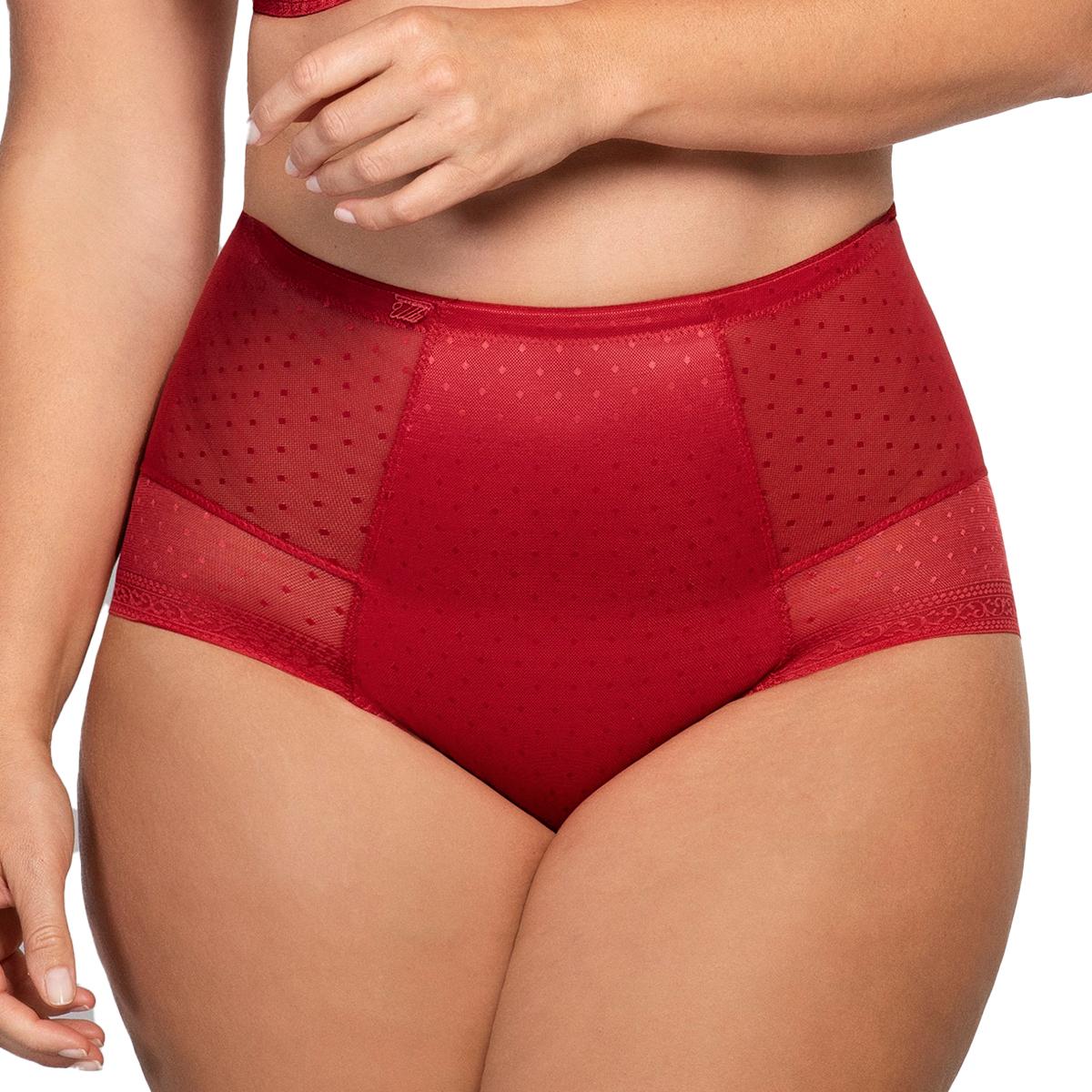 Ulla, Damen, Body, Meghan Miederhose, Rot, (56, 8XL)