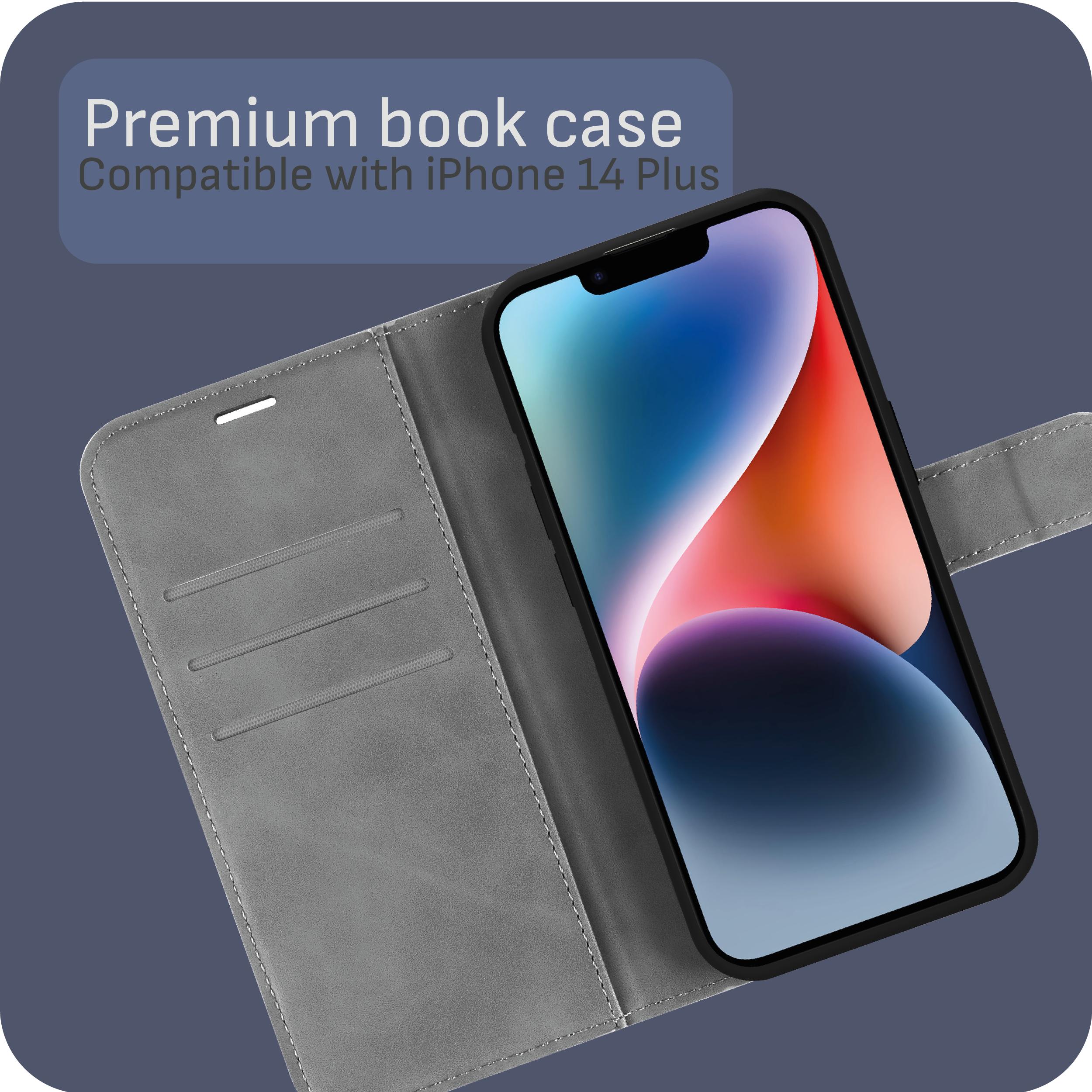 Thumbnail - Cazy Premium-Geldbörsen-Etui für iPhone 14 Plus, Magnetisches Geldbörsen-Etui, Kartenfächer, Ständer - (Apple iPhone 14 ...