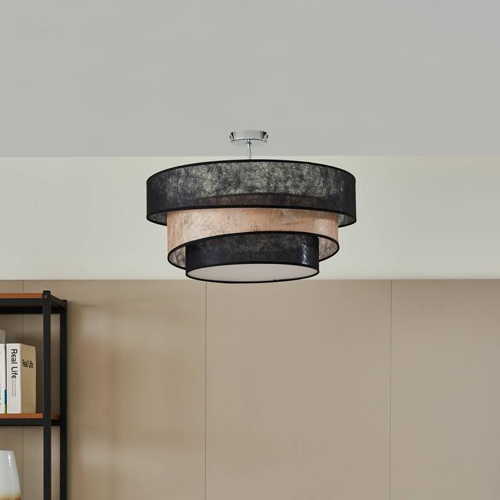 Produktbild Lindby Ayvira Deckenleuchte, schwarz, gold (E27)