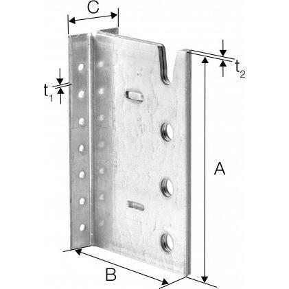 Thumbnail - Simpson Strong-Tie, Baubeschläge + Holzverbinder, Simpson Balkenträger 90x103x46 mm / N°3409000 / VE = 25 Stk. benötigte...