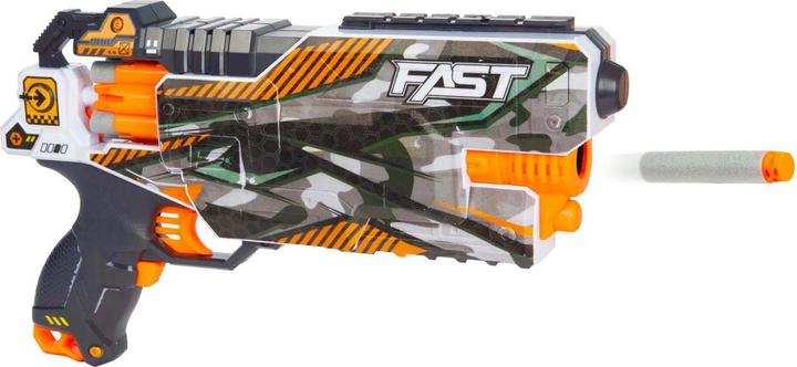 Toi-Toys Foam Strikex Elektrische Schiesspistole Shockwave mit 24 Schaumstoffpfeilen