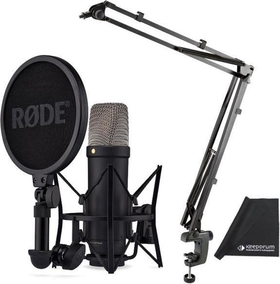 Actual product image RØDE NT1 5th Generation Microphone Black with K&M articulated arm