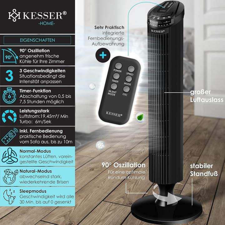 Produktbild Kesser Turmventilator (51.50 dB)