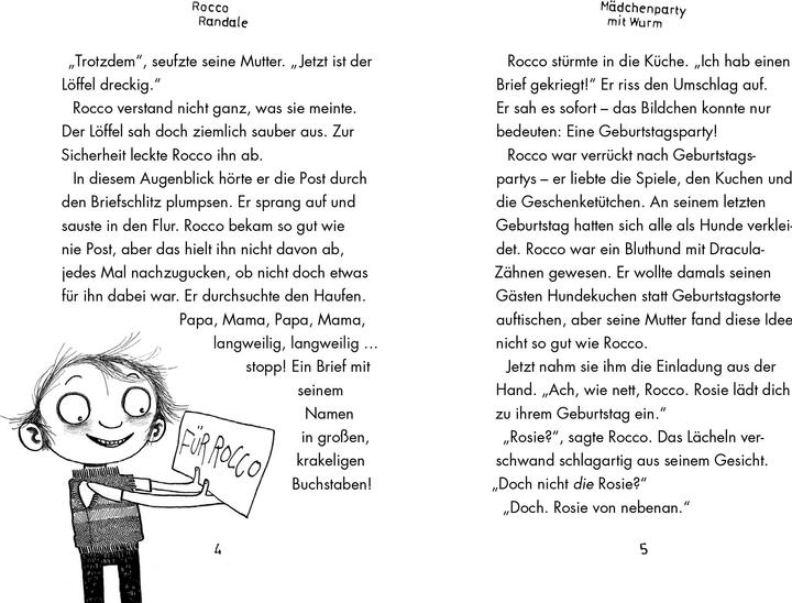 Produktbild Rocco Randale - Mädchenparty mit Wurm (Deutsch, Alan MacDonald, 2021)