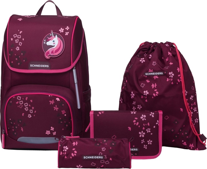 Produktbild Schneiders Schultaschenset Floral Fantasy fuchsia (19 l)