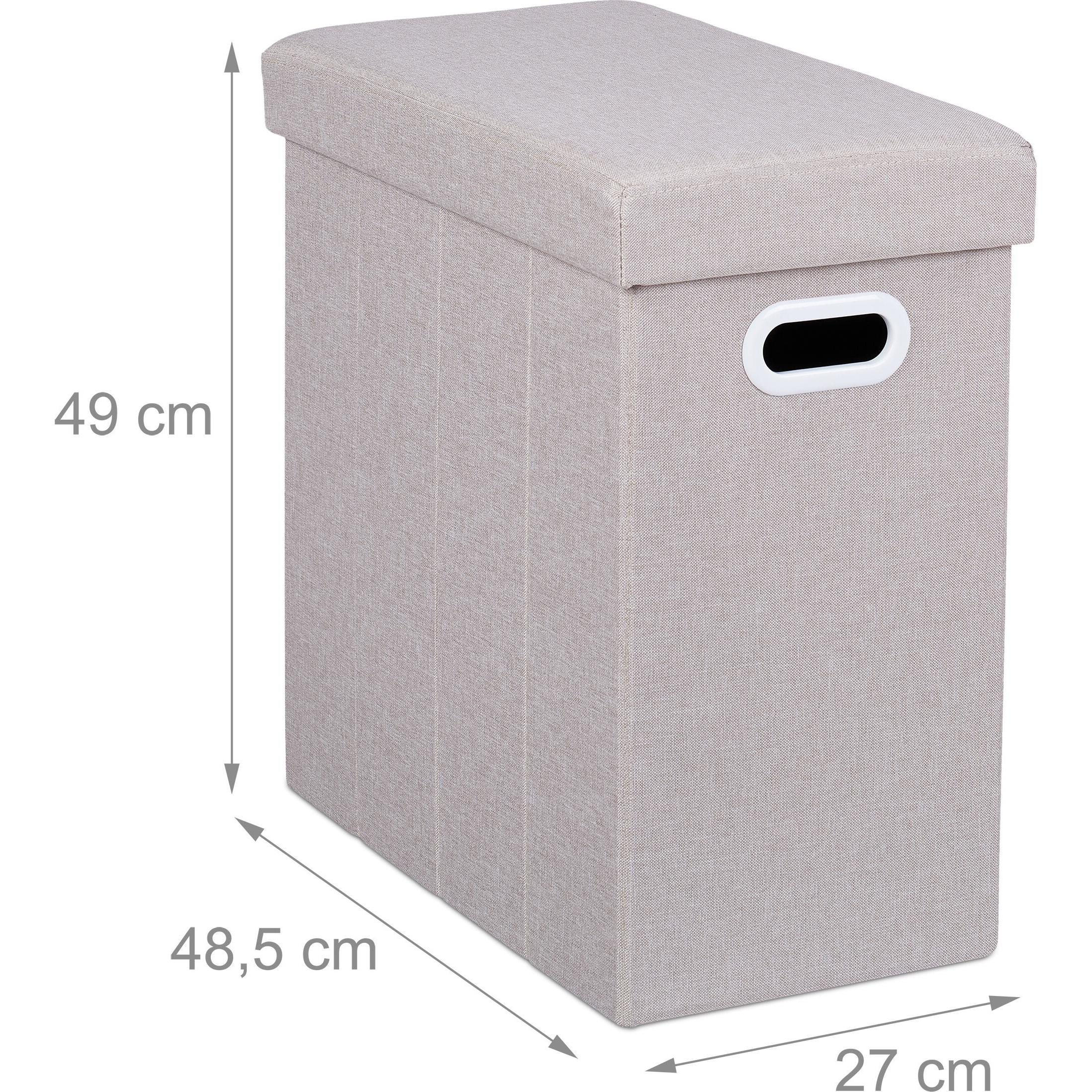 Thumbnail - Relaxdays, Hocker + Pouf, Sitzhocker