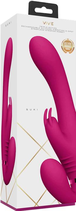 Actual product image Shots Suki - Vibrating Strapless Strap-on Rabbit