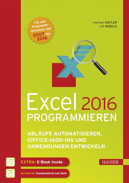 Produktbild Excel 2016 programmieren (Deutsch, Michael Kofler, 2016)