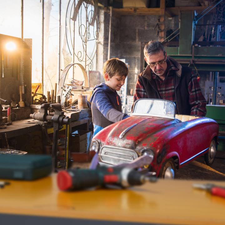 Actual product image Relaxdays Folding workbench (100 cm, 60 cm)