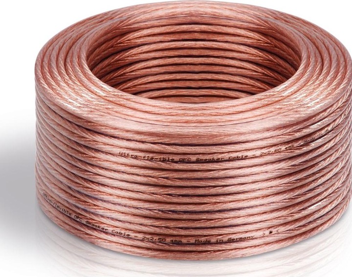 Actual product image HDgear Transparent OFC (15 m, 2.50 mm²)