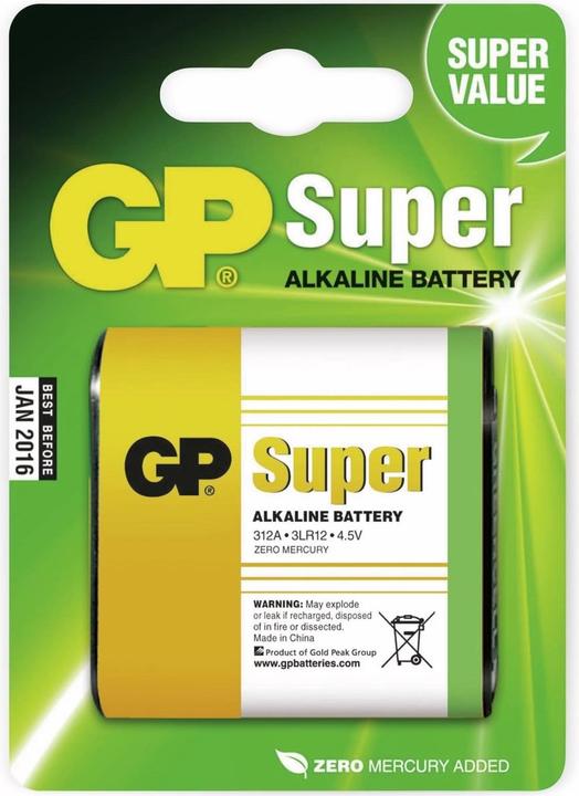 Actual product image GP Batteries Alkaline round cells (1 pcs., 3R12, 2700 mAh)