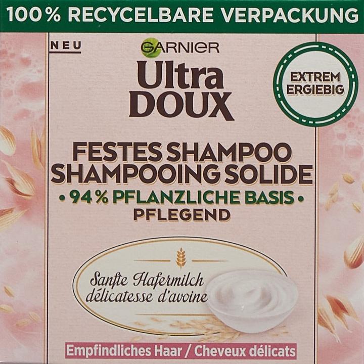 Actual product image Garnier Solid Shampoo Gentle Oat Milk (Solid shampoo, 60 g)