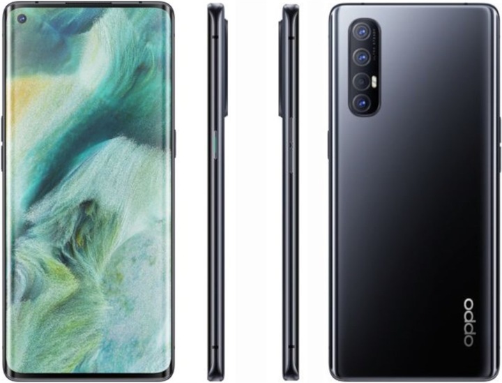 Produktbild OPPO Find X2 Neo (256 GB, Moonlight Black, 6.50", Single SIM, 48 Mpx, 5G)