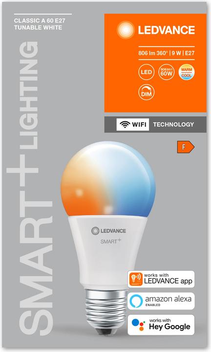 Produktbild Ledvance Smart+ Wifi Classic (E27, 806 lm, 1 x)